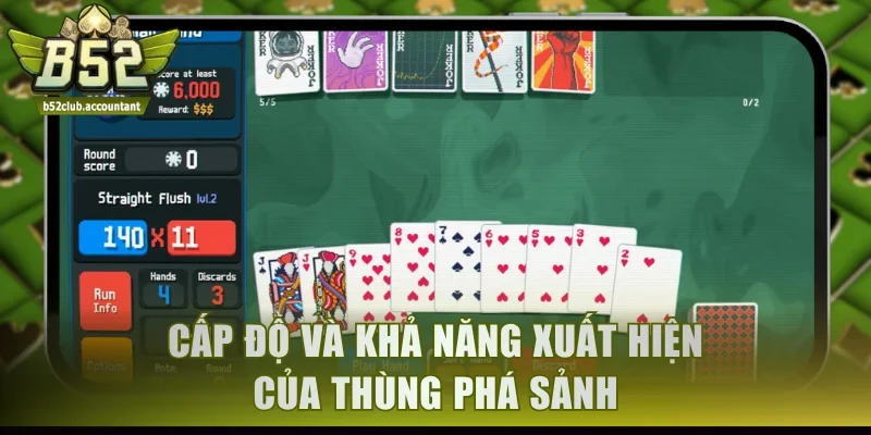Cấp độ và khả năng xuất hiện của Thùng Phá Sảnh